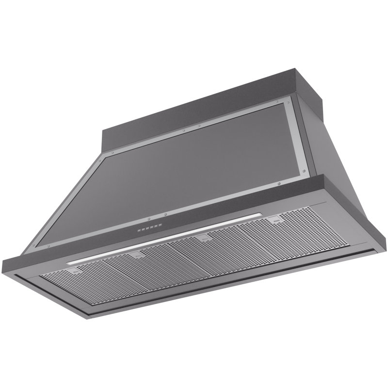 Hotte murale 48 pouces ILVE Nostalgie II Series Noblesse avec 600 pi³ / min, Graphite mat / chrome