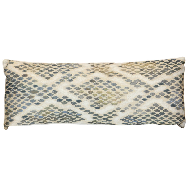 Coussin lombaire Wyatt Abstract Stone, 36" x 14"