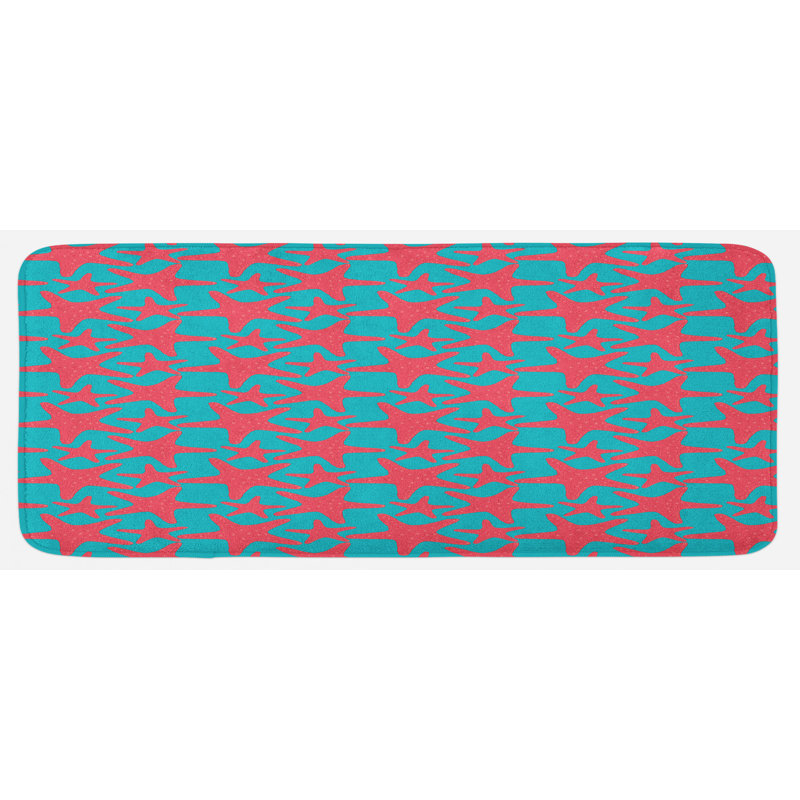 Coastal Synthetic Kitchen Mat