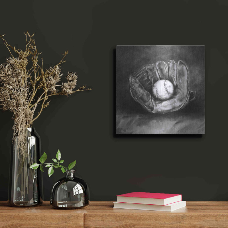«Rustic Sports III noir et blanc» par Ethan Harper, H 12 po x l 12 po