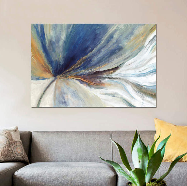 " Traced " by PI Galerie, 40" H x 60" W, Wrapped Canvas, No Frame