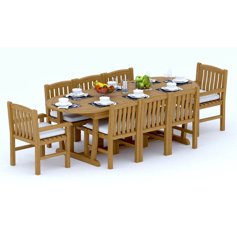 Devon Outdoor - Piece Teak Dining Set, 8