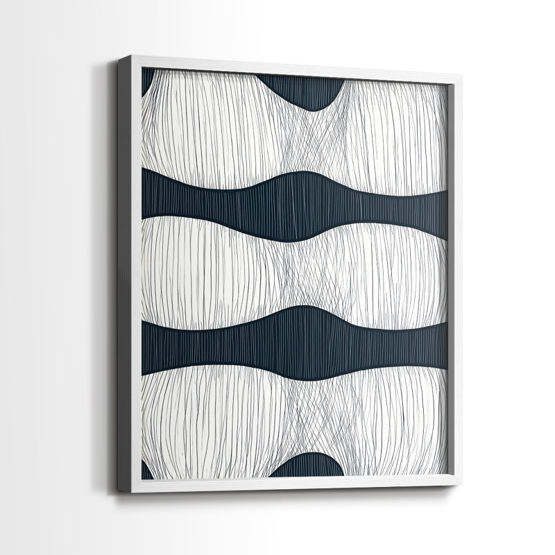 "ABSTRACT Series DCC XXXIV" par J Paul, Blanc / Blanc, H 29 po x l 23 po