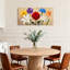 Plantes et fleurs, fleurs colorées sur toile-495135265