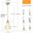 2-Pack Modern Pendant Lights