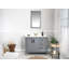 Ensemble de meuble-lavabo simple 41,3 po avec miroir Aksha-1223832128