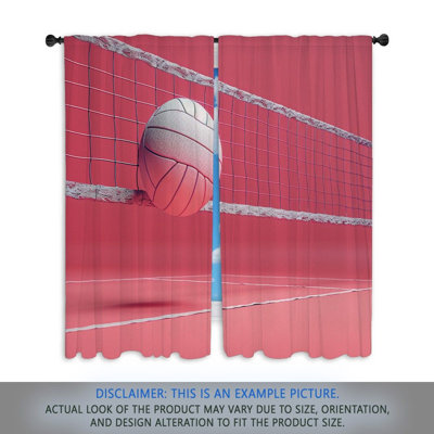 Paire de rideaux obscurcissant en polyester Mcclenny