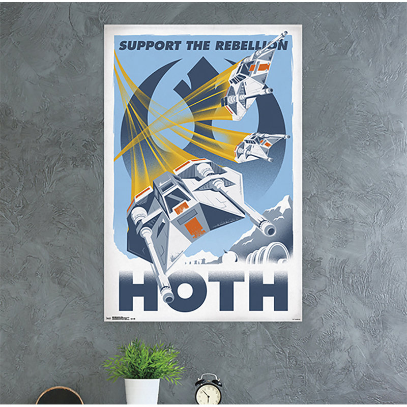 « star guerres »-impression sur papier hoth