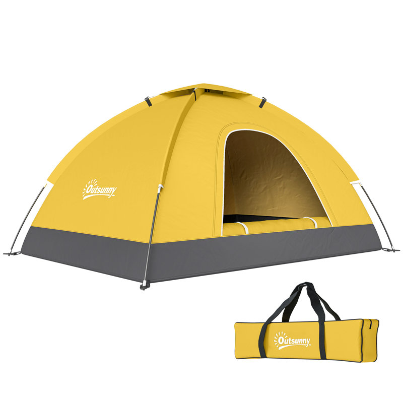 2 Person Tent, Yellow