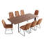 Extendable Kitchen Dining Table, Modern Rectangle Table