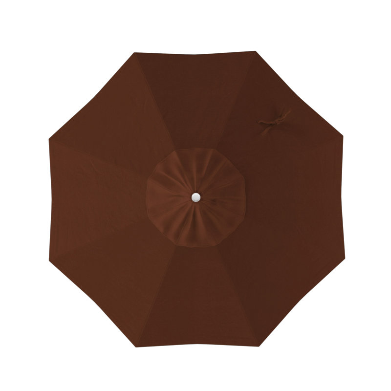 Parasol sunbrella de marché 7,5' Wallach, Toile Toile Sunbrella® au henné