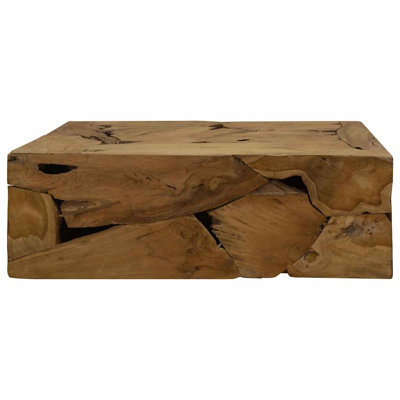 Moriaty Solid Wood Block Coffee Table