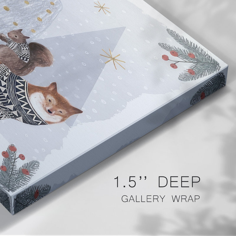 Cozy Christmas Collection A-Gallery, toile tendue, H 18 po x l 27 po