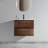 Wall Mount 24" Bathroom Vanity with Ceramic Sink-467880600