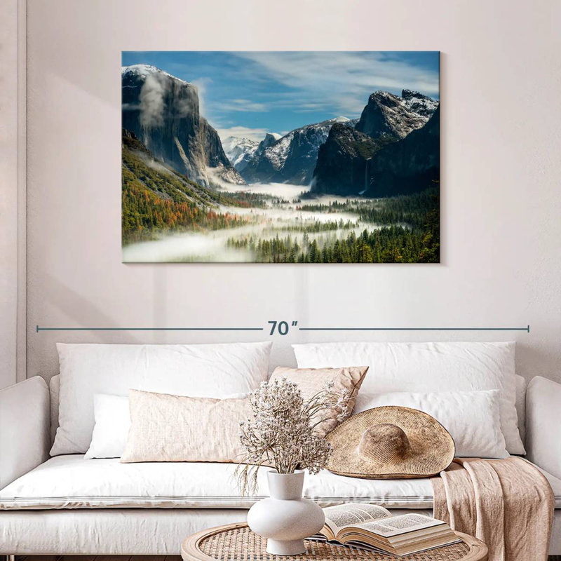 Alvord Yosemite Fog Valley, H 30 po x l 45 po