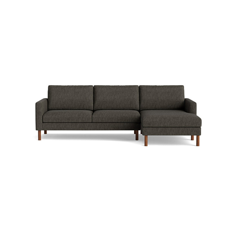 Laguna Sectional, Performance Weave - Onyx, Right Hand Facing
