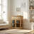 Elegant Small Buffet Cabinet With Led Lights - Space-saving Small Sideboard With Adjustable Shelf, Glass Doors & Drawer - Modern Kitchen Storage For Coffee, Cups & Essentials-149831691