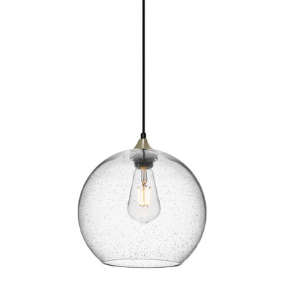 Aarunya 1 - Light Single Pendant Kitchen Island Lighting Globe Pendant Light Fixtures Modern Pendant Lighting