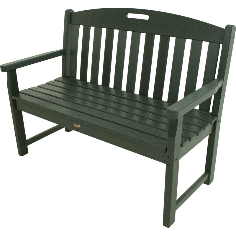 Banc club POLYWOOD, H 36 po x l 48 po x P 24,5 po, Vert foncé
