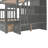 Stairway Twin-Over-Full Bunk Bed With Drawer, Storage And Guard Rail For Bedroom, Dorm, For Adults,-108949726
