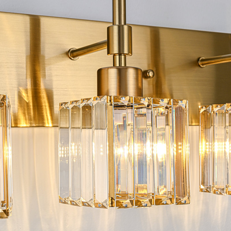 Corless Dimmable Vanity Light, 4, Gold