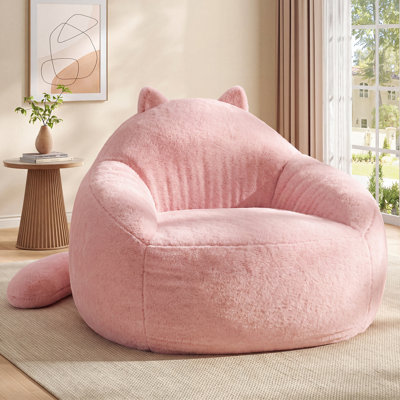 Fauteuil à billes en forme de chat, canapé à billes pour salon et chambre à coucher