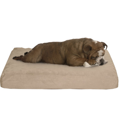 PETMAKER Memory Foam Dog Bed – 2-Layer Orthopedic Dog Bed with Machine Washable Cover