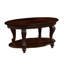 Table basse ovale en bois-695439907