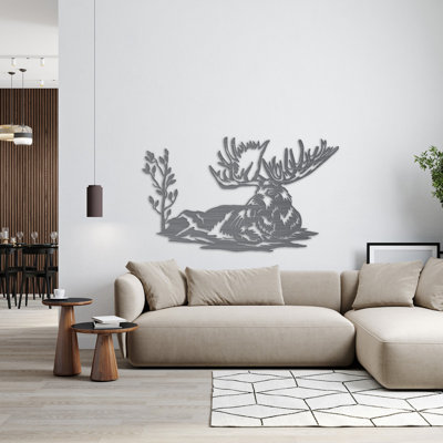 Cercle d'art mural avec araignée et toiles - ACM