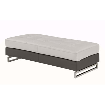 Canapé modulaire en cuir véritable Global United