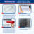 New WPW10443321 Refrigerator Freezer Door Seal Gasket (White) for Whirlpool. Approximate Size is 33.86” x 20.59”.