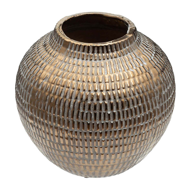 Pot à fleurs en céramique Glenville Tribal Chic