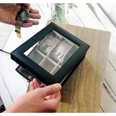 Faux Leather Jewelry Box