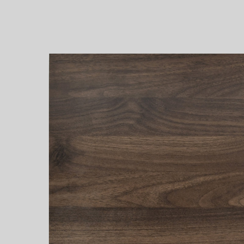 Walnut Rustic 1-Drawer Nightstand with Open Shelf