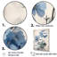 «Blue and White Geranium Minimal Expression» sur impression sur toile-1009805756-1009805730