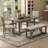 6-Piece Dining Table Set