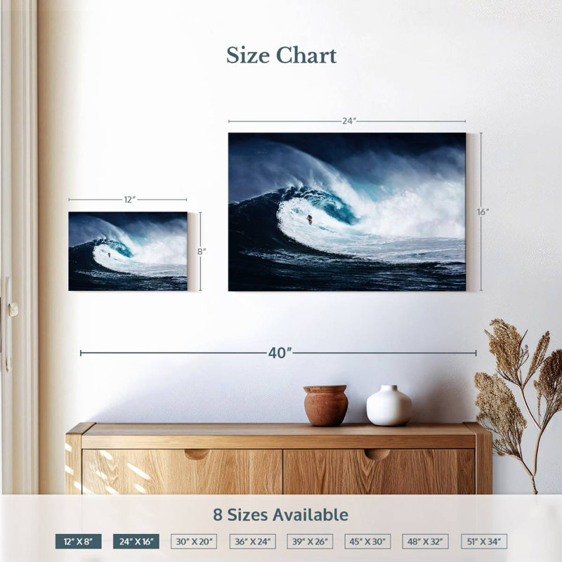 Senne Wild Wave, 16" H x 24" W