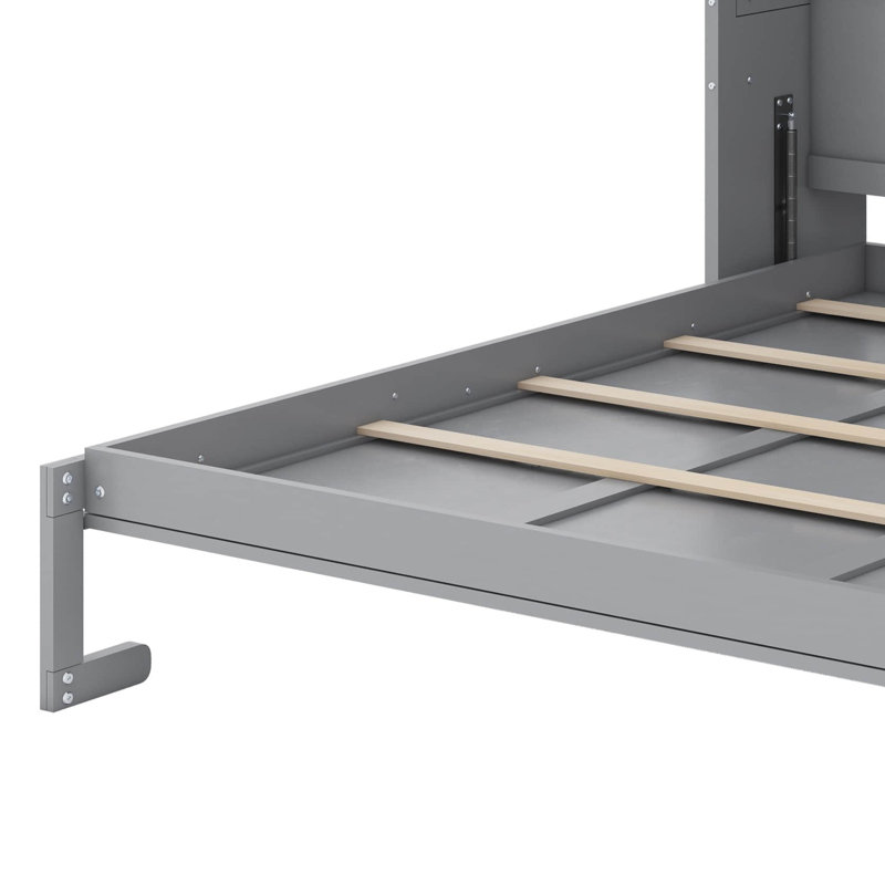 Queen Murphy Bed With Shelves