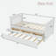 Lit plateforme avec 3 tiroirs et lit gigogne-574075915