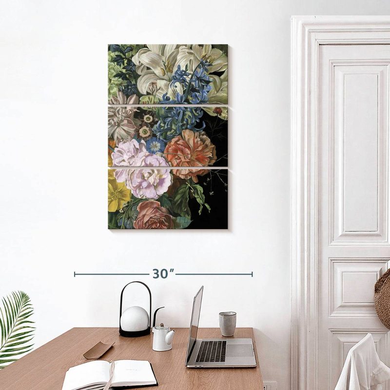 Harnek baroque floral II, H 32 po x l 20 po