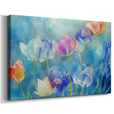 Floral Series-LXVII -Galerie enveloppée Cavas
