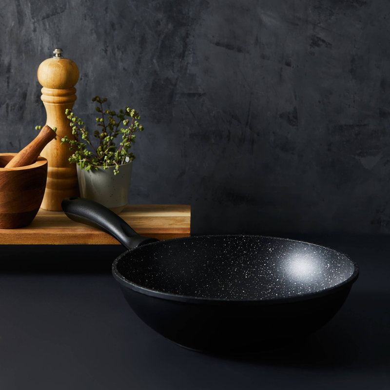Cuisine::pro® STONE Wok with Lid 11"
