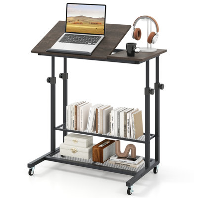 Metal Base Computer Desk