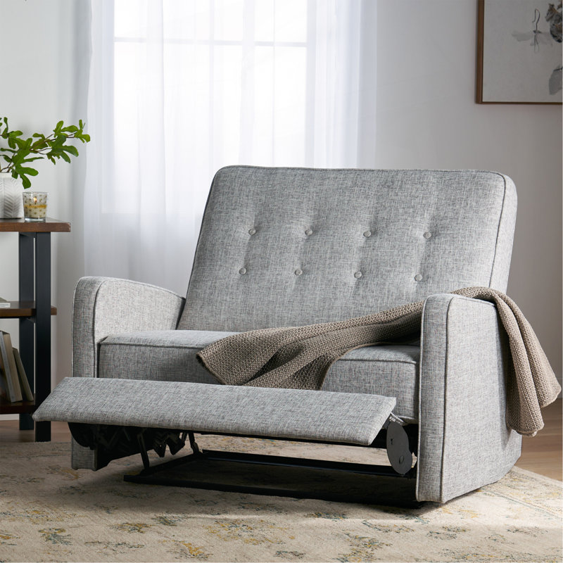 Fauteuil inclinable manuel 47 po de largeur, Gris clair