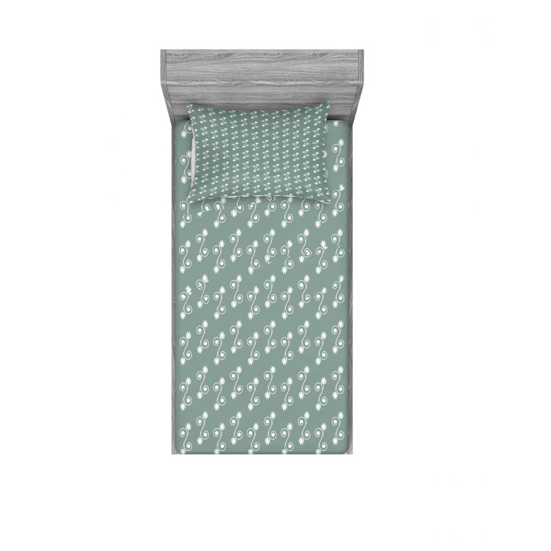 Ensemble de draps Tulipon, Ensemble de draps pour lit simple TG avec drap-hou