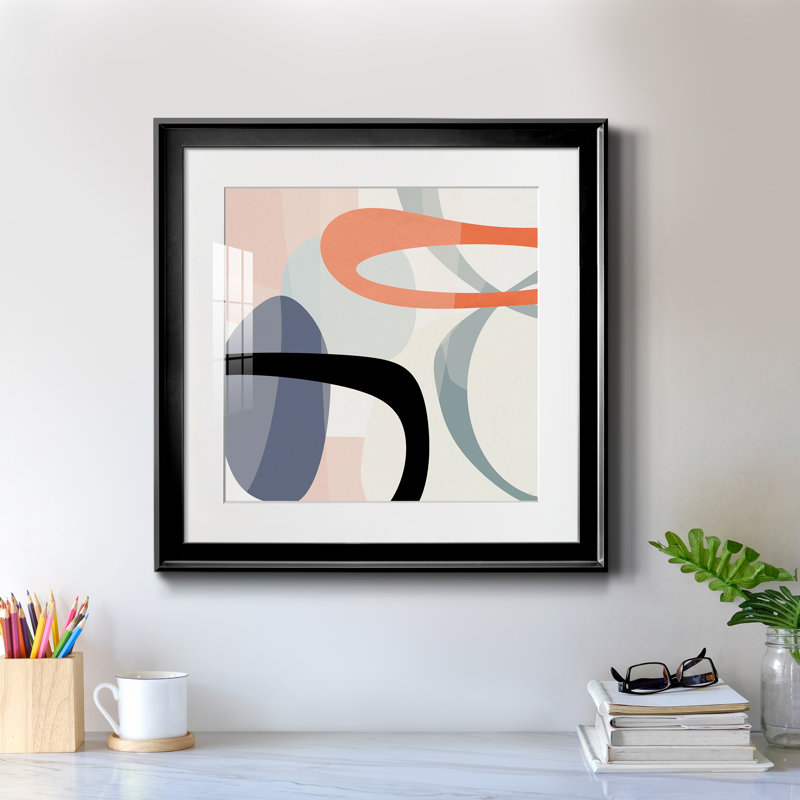 Floating on Silk III - cadre photo, impression, Papier encadré noir, H 17,5 po x l 17,5 po x P 1,5 po