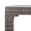 Ensemble repas pour 6 personnes en osier avec table rectangulaire Weisser-748512673-719427783