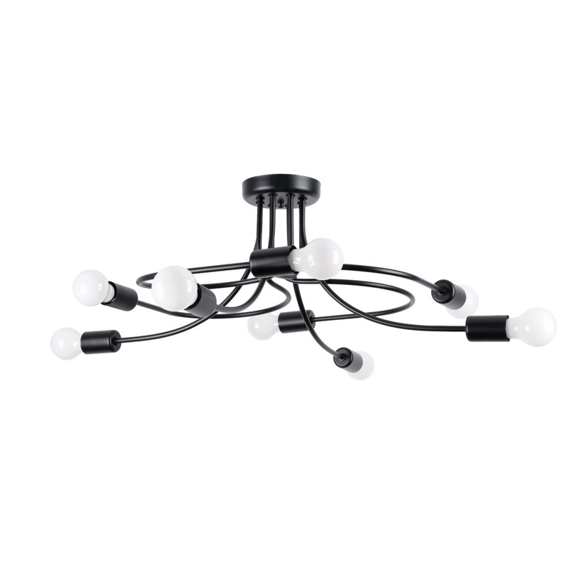 Chandelier, 28cm H x 58cm W x 58cm D, 8 Lights