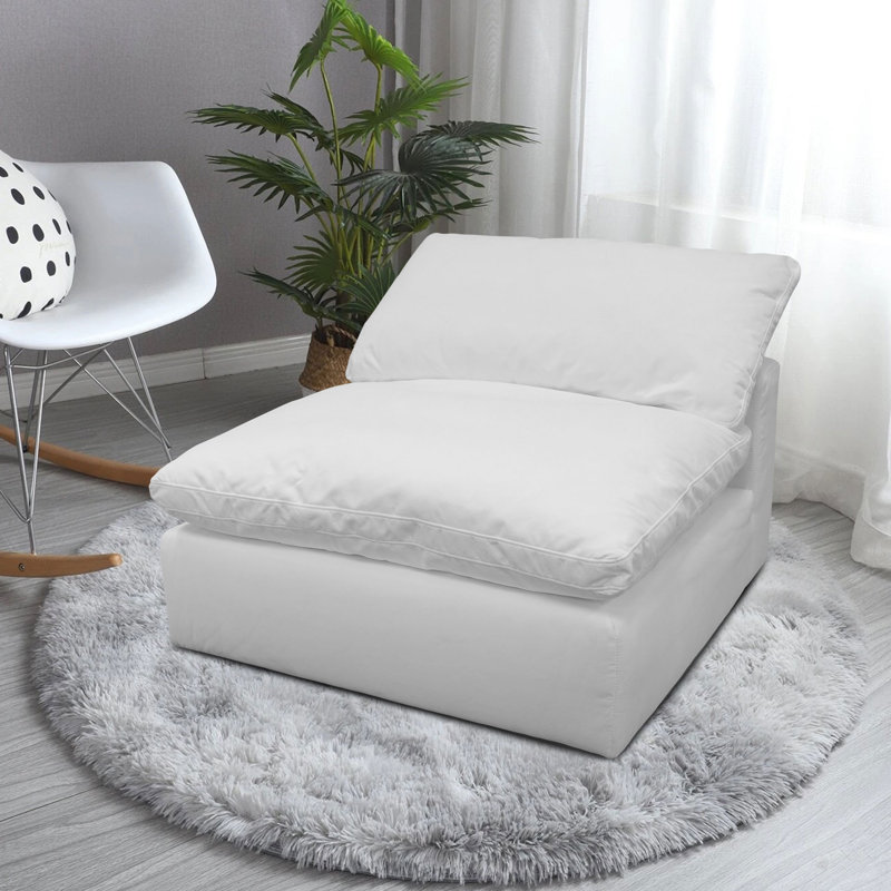 86" Wide Down Cushion Modular Seating Component