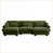 Velours vert olive est en rupture de stock